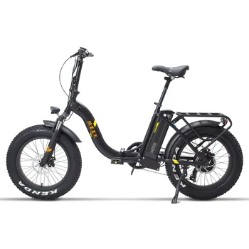 

20 Inch Powerful Electric Bike 2 Wheels Electric Bicycle 400W 48V Big Fat Tire Folding Electric Mountain Scooter With Seat Adult