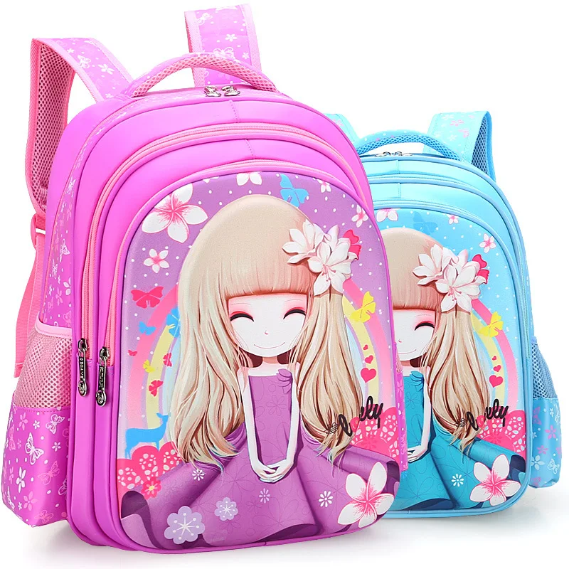 

2019 Children School Bags Girls princess Backpack Primary School Backpacks kids Orthopedic backpack schoolbags Mochila Infantil