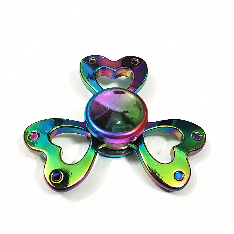 

020 leaf flower high quality Fidget Spinner Metal Rainbow Dragon Hand Finger Spinners Autism ADHD Focus Anxiety Relief Stress
