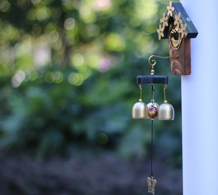 Free Shipping (1 pcs/set)Korean Style Wind Chime Love house Wind Bell