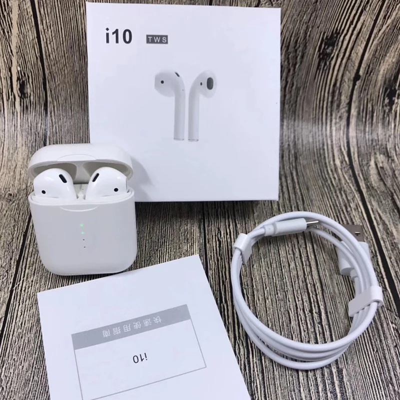 i10 TWS Bluetooth 5.0 Earphones Earbuds Mini Stereo Sport Music Touch Control Headsets With Charging Box I9S Upgraded For Iphone