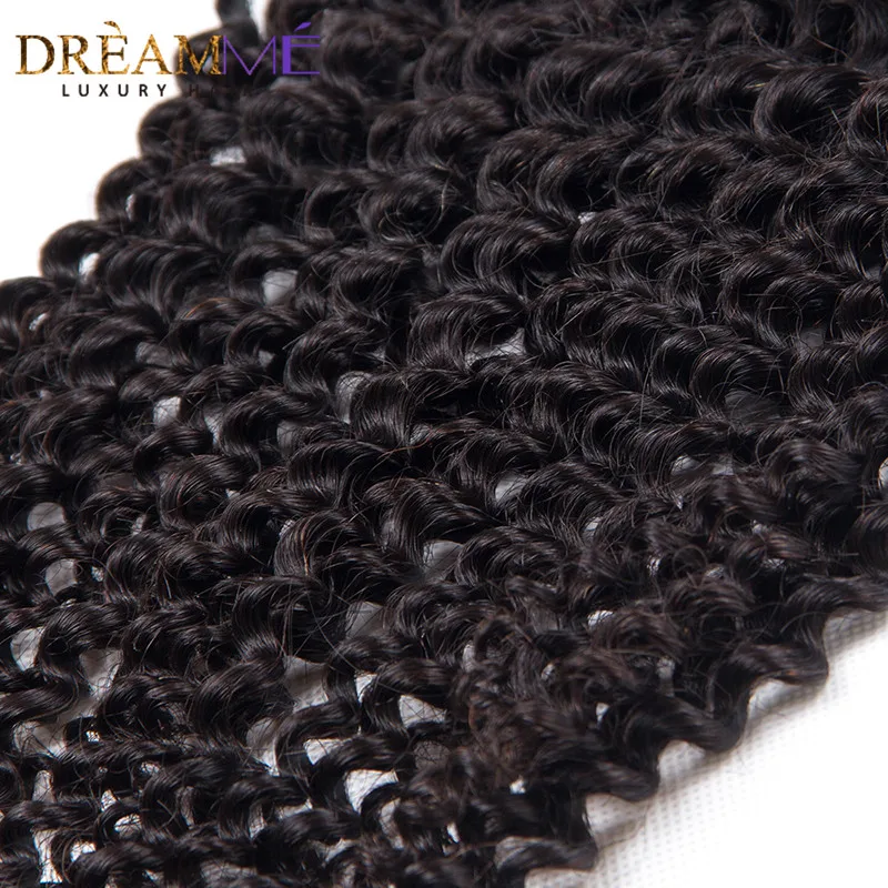 kinky curly human hair lace closure (4)