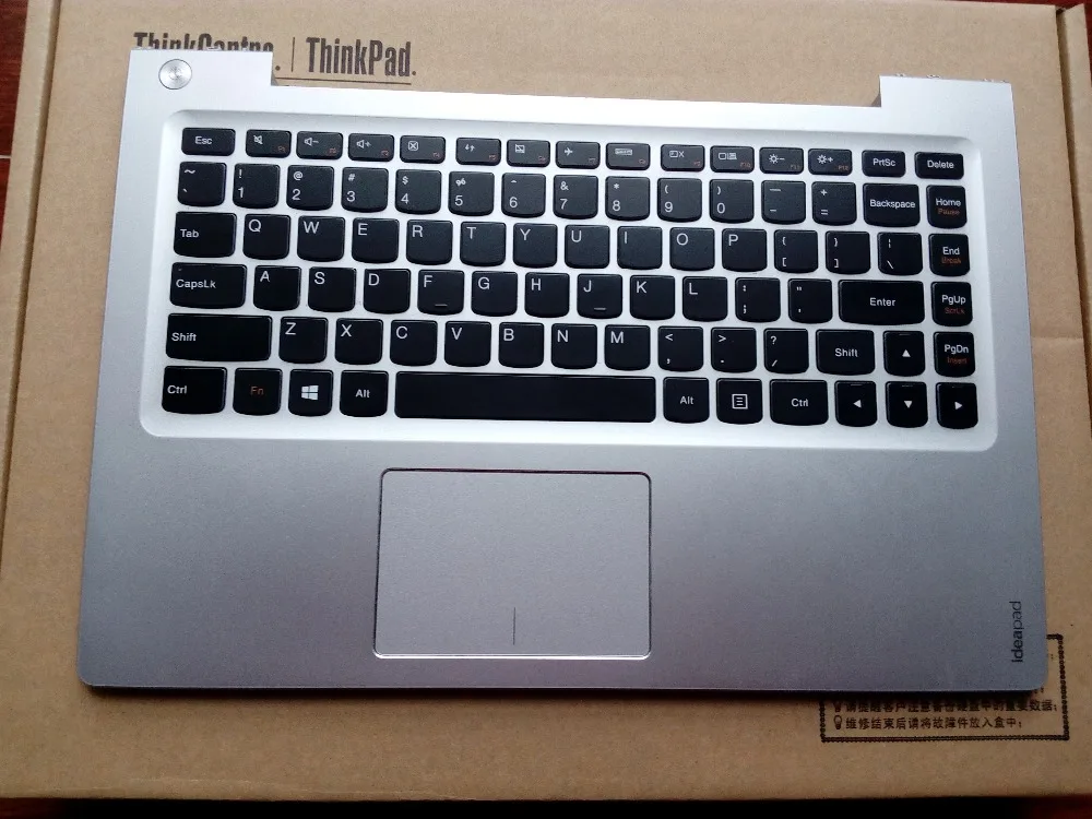 / для lenovo ideapad U330 U330P U330T клавиатура с вырезами под ладонь Верхняя Крышка корпуса версия США серебро 3KLZ5TALV00