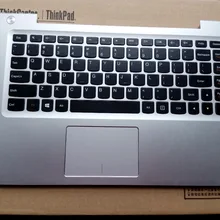 / для lenovo ideapad U330 U330P U330T клавиатура с вырезами под ладонь Верхняя Крышка корпуса версия США серебро 3KLZ5TALV00