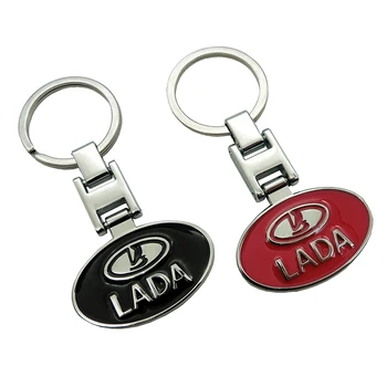 

3D Metal Car Key Ring for Lada 1Pc Fashion Brand New Auto Supplies Lada Emblem Keychain Car Accessories Key Chain