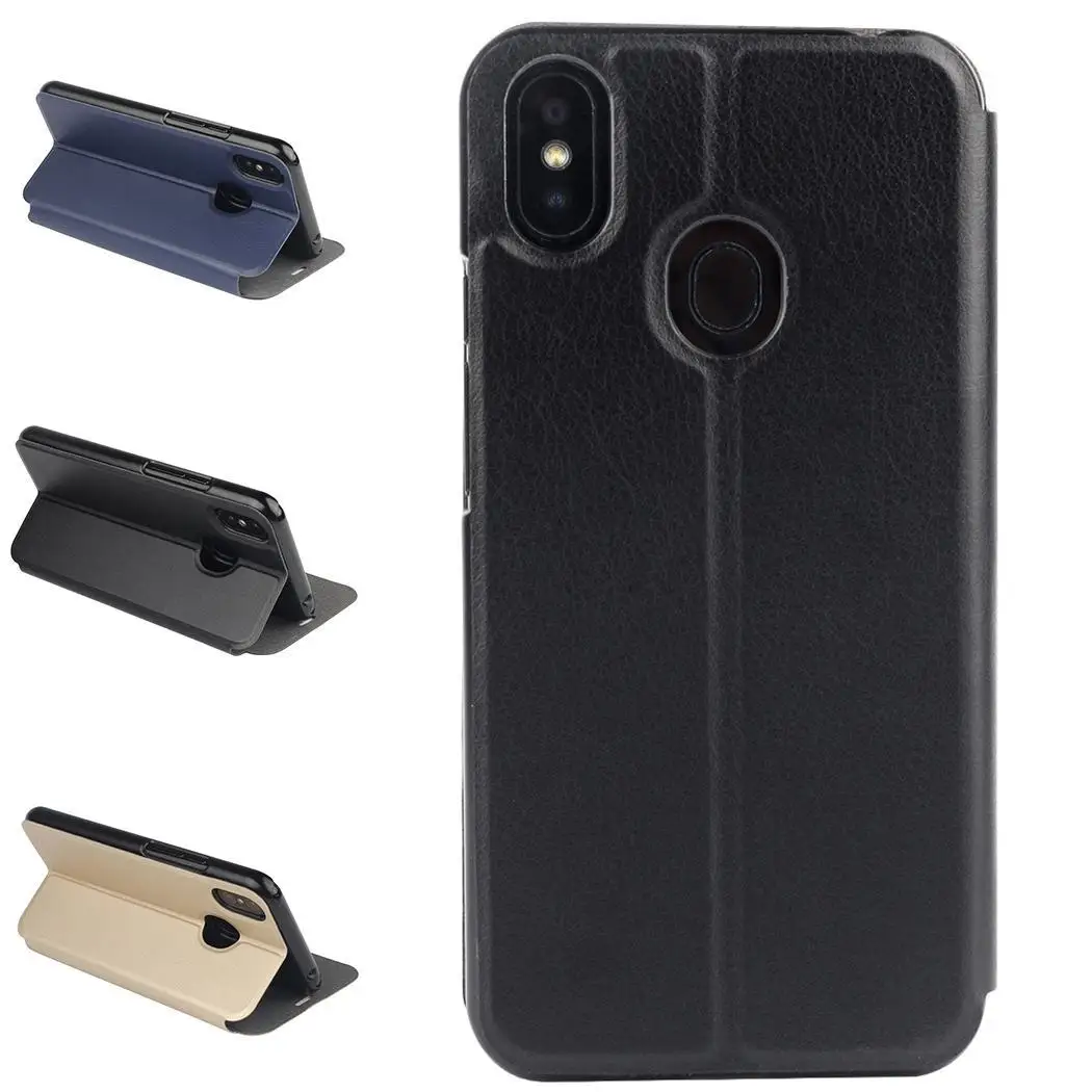 Модный однотонный флип чехол унисекс для телефона защитный Ulefone X Gold синий черный