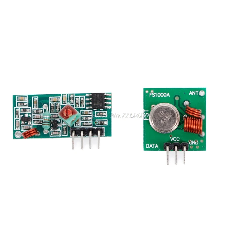 

433Mhz RF Wireless Transmitter Module W/ Receiver Kit Remote Control