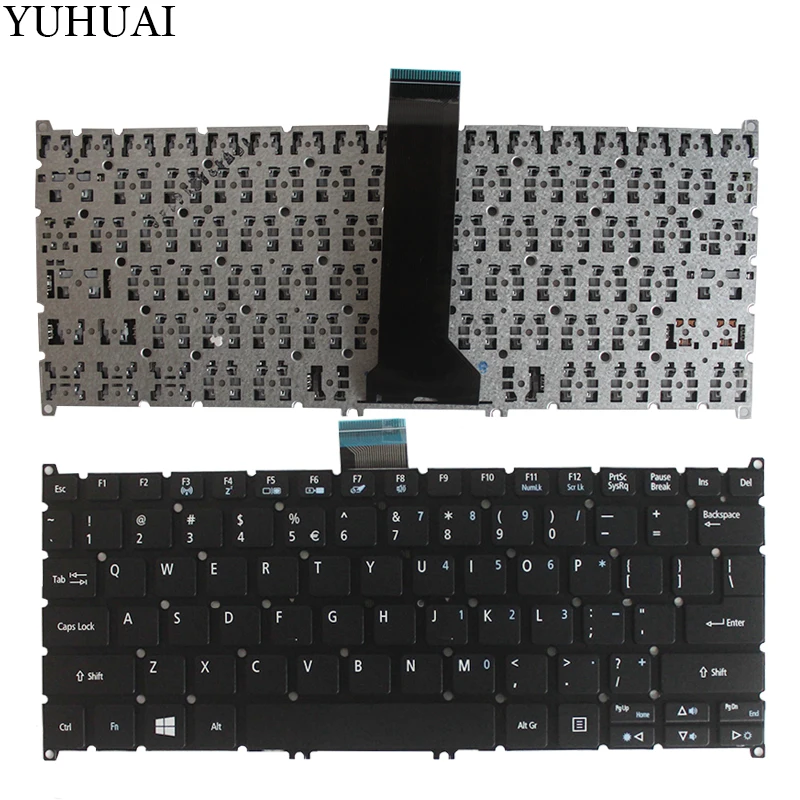 Клавиатура US для ноутбука Acer Aspire TravelMate TMP236 TMP238 TMP446 p236m ms2392 английская клавиатура