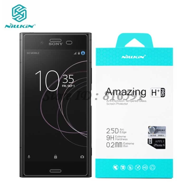 

Nillkin Screen Protector For Sony Xperia XZ1 Amazing H+Pro 0.2MM sFor Sony Xperia XZ1 Tempered Glass for Sony XZ1 Glass
