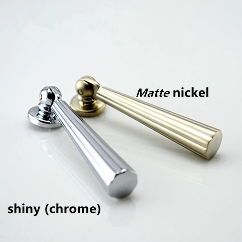 

Modern simple fashion shiny silver pendant small handle matte nickel shoe cabinet wine cabinet shaky drop knobs chrome pulls