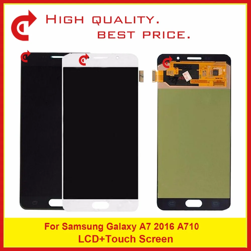 

High Quality 5.5" For Samsung Galaxy A7 2016 A710 A7100 A710F A710M Lcd Display Touch Screen Digitizer Assembly Complete