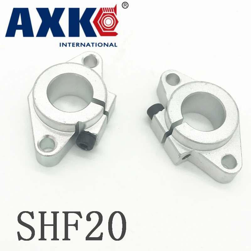 Axk 4 шт. Shf20 Линейный вал поддержка 20 мм линейный рельсовый Поддержка Xyz Таблица Cnc