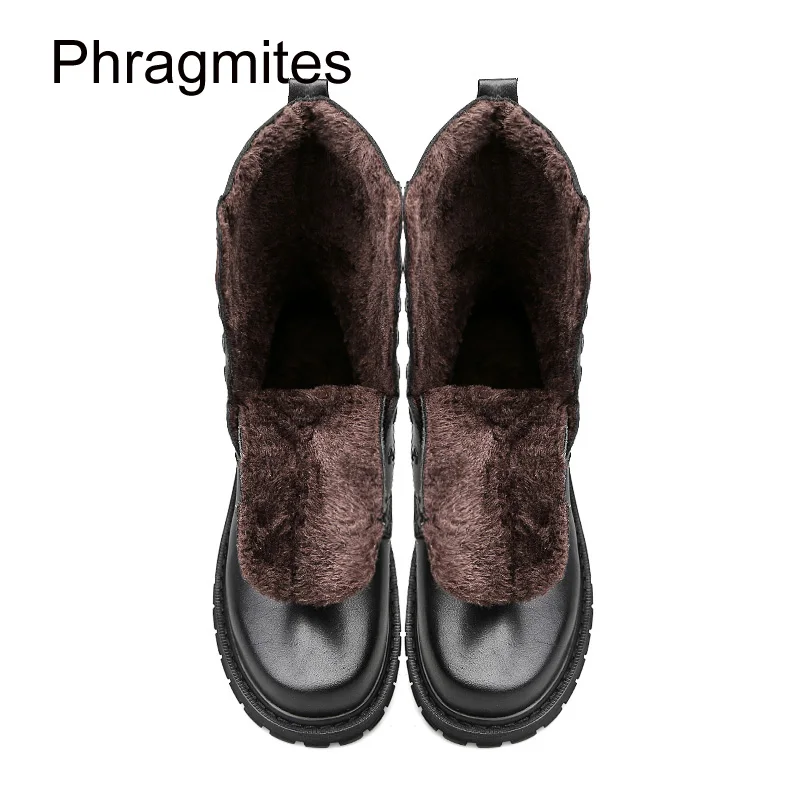 Phragmites размера плюс 14 # унисекс ботинки женские армейские зимние теплые кожаные с