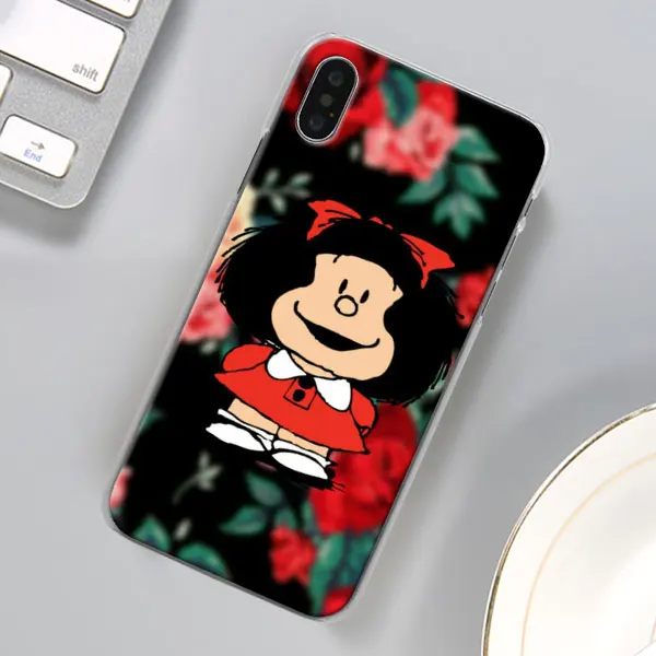 Mafalda чехол для телефона для Apple iPhone X XR 7 8 Plus 6 6s Plus XS MAX 11 Pro Max SE чехол для телефона Coque - Цвет: 05