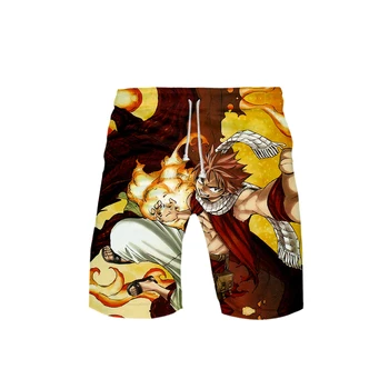 

Men's 3D FAIRY TAIL templar 3DBoard Shorts Trunks 2019 Summer New Quick Dry Beach Shorts Men Hip Hop Short Pants Beach Wear