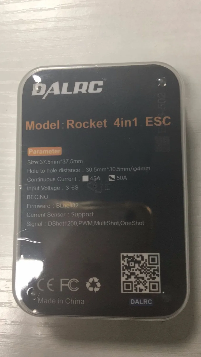 DALRC Rocket 50A 4 в 1 ESC 3 S 6 Blheli_32 поддержка Dshot1200 Multishot бесщеточный 37 5x37 5 мм для FPV