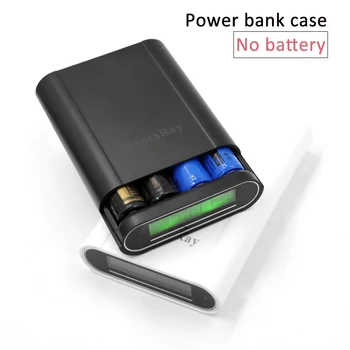 

Smart Power Charger 5V 4x18650 Dual USB Portable External Power Bank Battery Charger Box Case For mobile phone flashlight