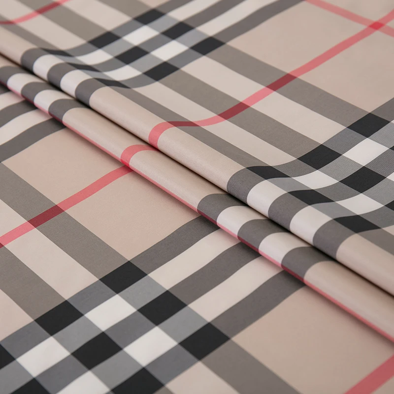 

1 meter lining fabric for sewing check thin hang well cloth DIY needlework quilting for patchwork fat quarter B for windbreaker