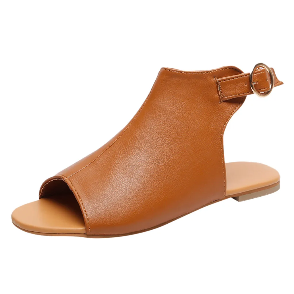 SAGACE/Простые Летние женские модные однотонные Босоножки с открытым носком в