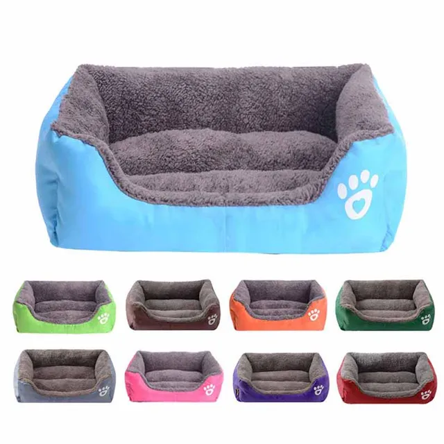 Di Colore solido Pet Base Del Cane Morbido Cotone PP Riempito del Cucciolo del G Di Colore solido Pet Base Del Cane Morbido Cotone PP Riempito del Cucciolo del G