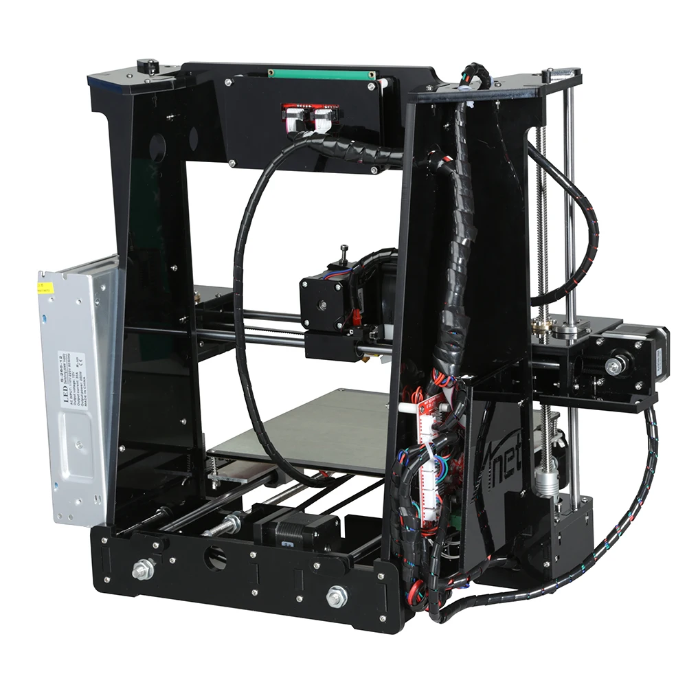 Дешевые Anet A6 A8 3d принтер алюминиевая кровать с подогревом Reprap Prusa I3 3d принтер комплект DIY Impresora 3d с PLA 10 м нить 3d принтер