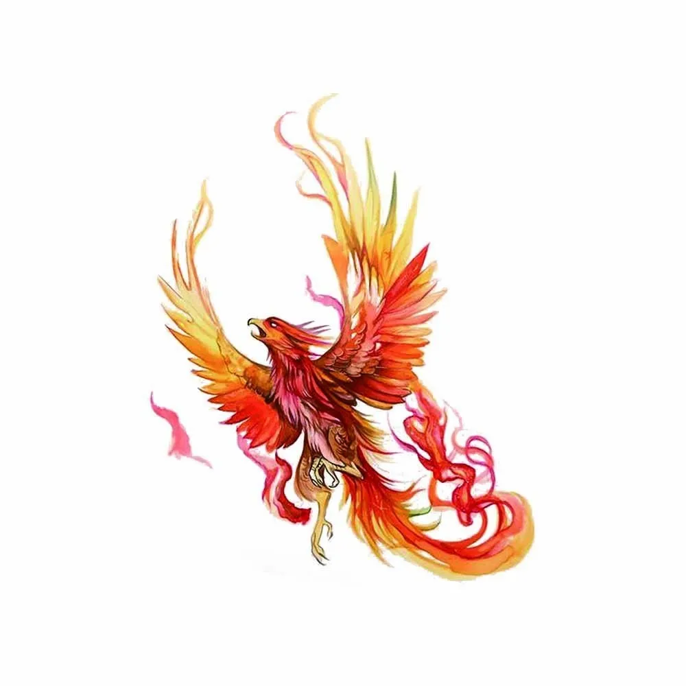 Огненная птица тату