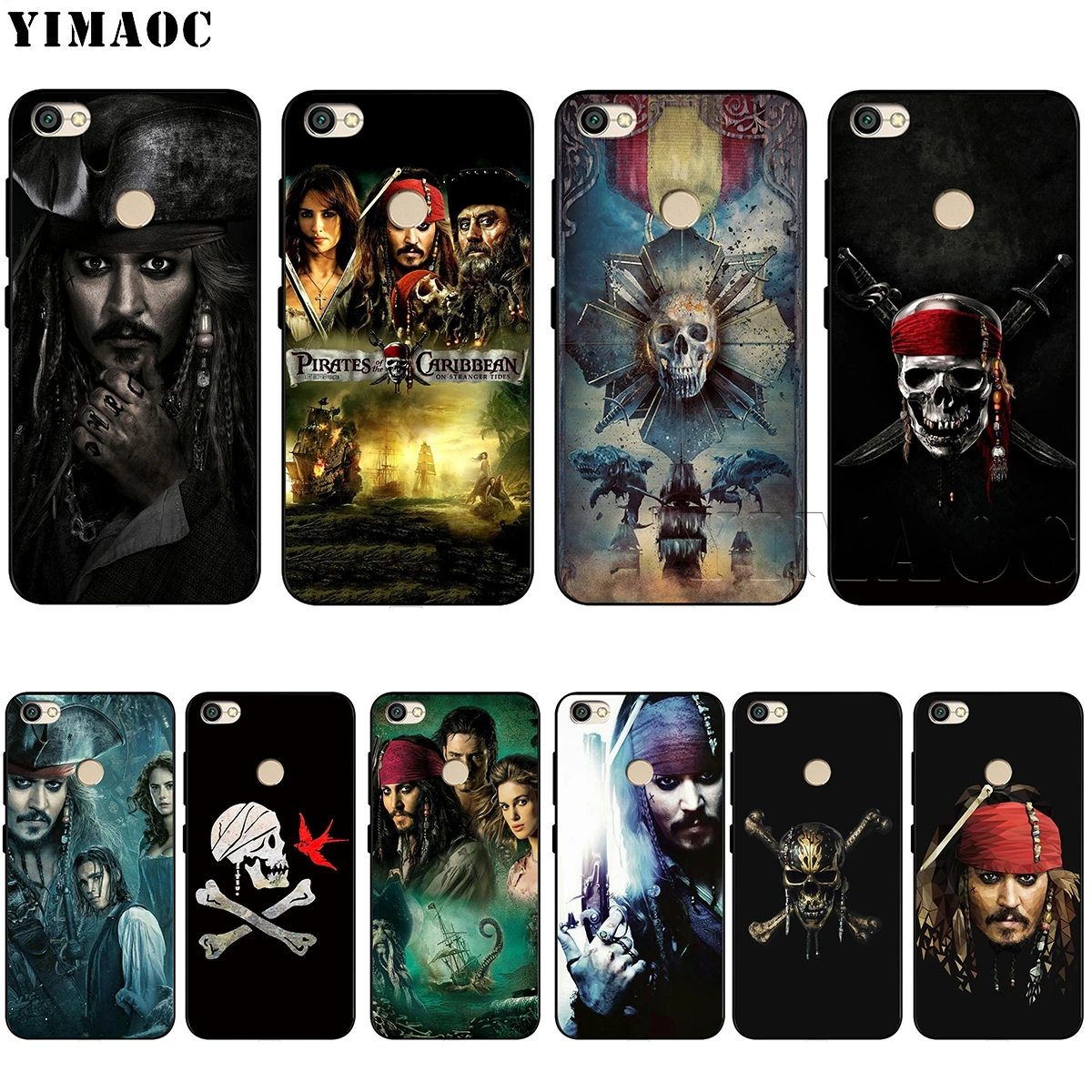 

YIMAOC Pirates Of The Caribbean Silicone Case for Xiaomi Redmi Note 4 4x 4a 5 5a 6 8 Pro Prime Plus