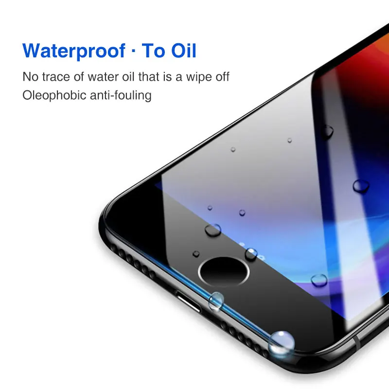  9D schutz glas für iphone 6 6 S 7 8 plus X glas auf iphone 7 6 8 X R XS MAX screen protector iphone