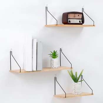 

Nordic Style Scandinavian 1PC Metal Wall Shelf Wall Decor Shelf Kids Room Decoration Organizer Storage Holders