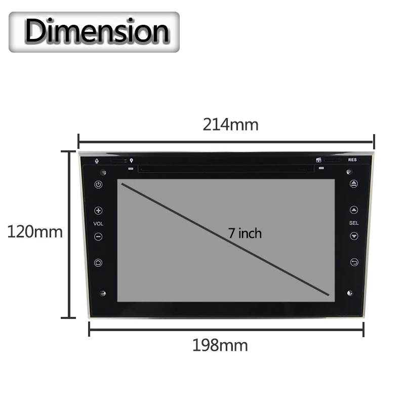 Cheap KSAOTU 7" DAB+ 4G Android 8.0 Car DVD Player SD GPS for Opel Vauxhall Corsa Vectra Zafira Astra 10