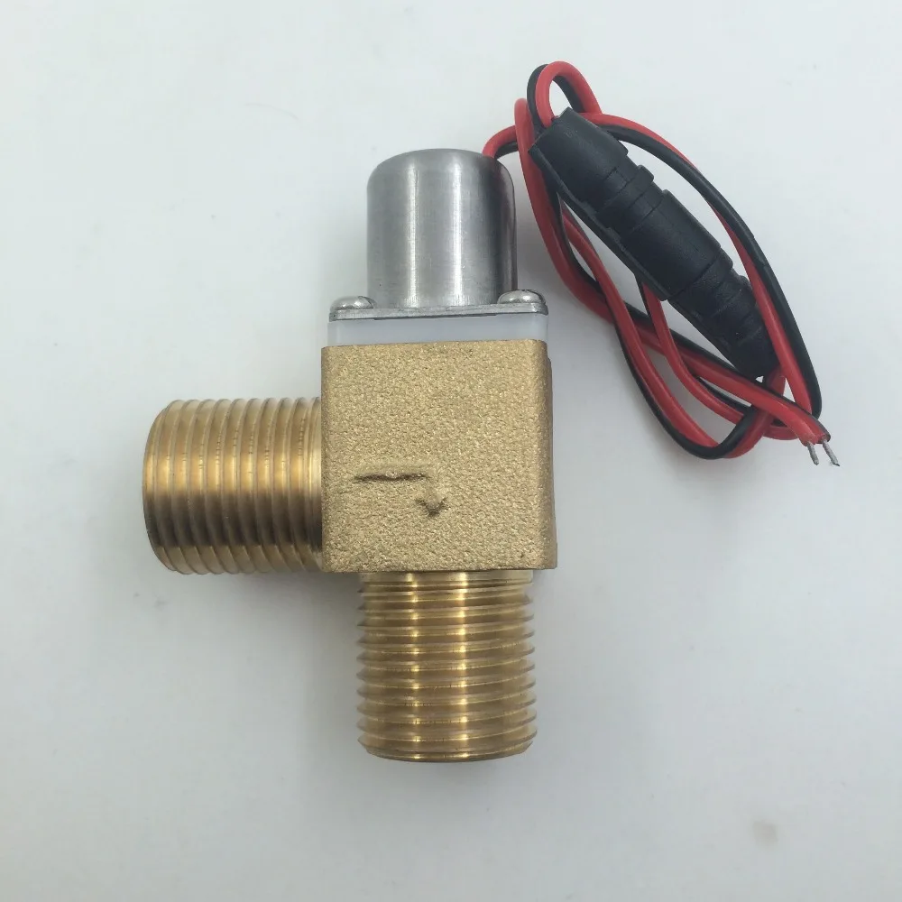 Умный Соленоидный клапан пилота импульсный низкой мощности DC3.6V 6.5V G1/2 датчик