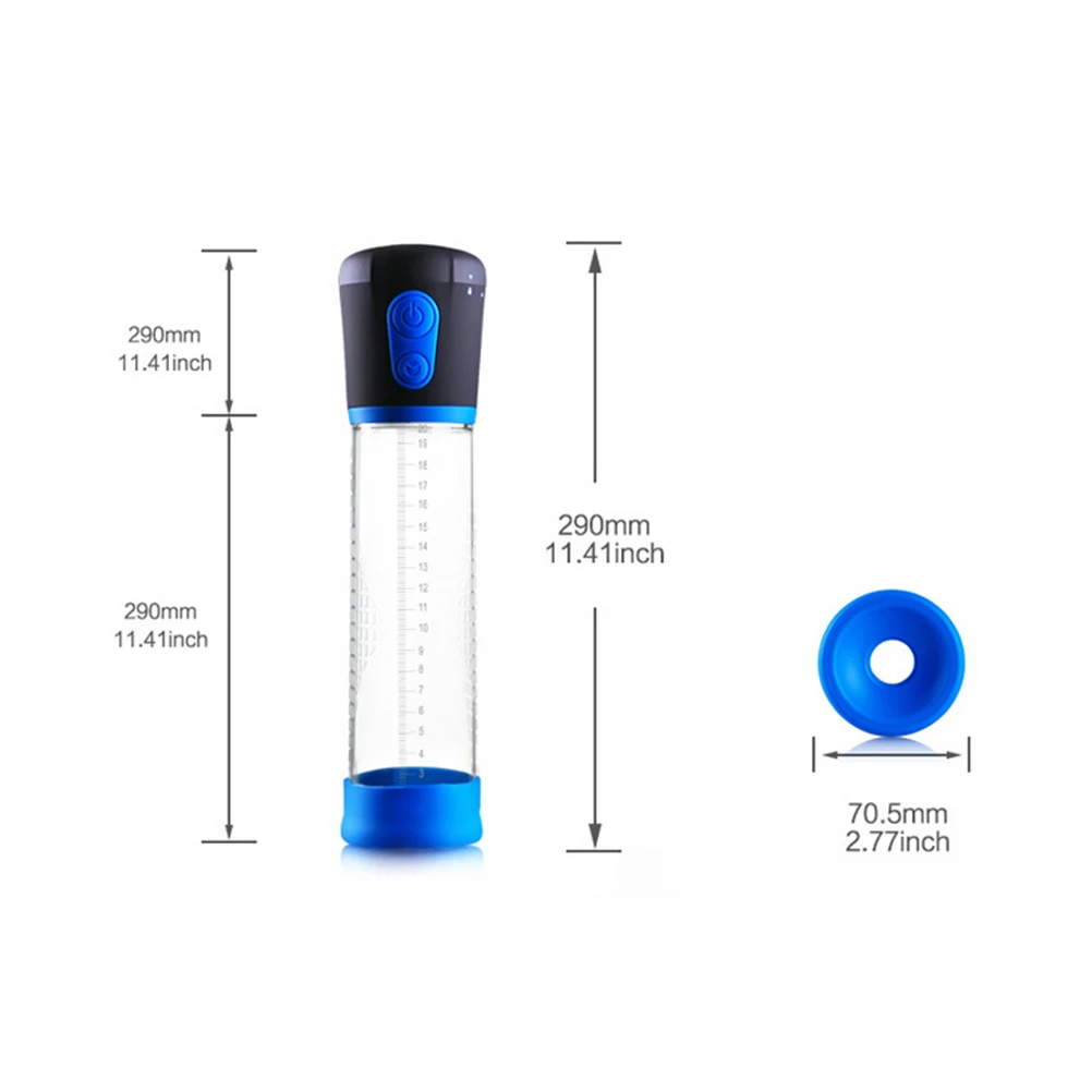 Автоматический Электрический мужской ручной вакуумный насос, расширитель, увеличитель для мужчин, массажер, массажное устройство для эрекции для мужчин