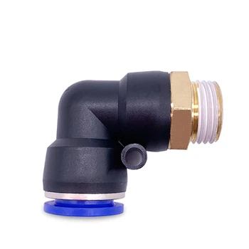 

1PCS Pneumatic Quick Connector PL 4MM 6MM 8MM 10MM 12mm Hose Tube Air Fitting 1/4" 1/8" 3/8" 1/2"BSPT Male Thread Pipe Coupler