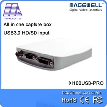 Magewell XI100XUSB-Pro все в одном боксе захвата USB 3,0 HD/вход стандартного интерфейса данных