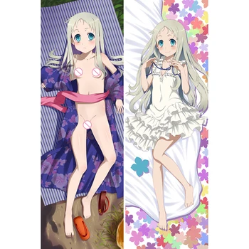 

Japanese Anime Hugging Pillow Cover Case Pillowcases Decorative Pillows Double-Sided 2Way AnoHana ED HD AMV Secret Base