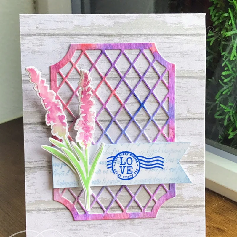 

Stamps Dies Scrapbooking Lattice Layering Frame Metal cutting Dies New 2019 Stencil Embossing Craft Die Cuts Card Making Decor