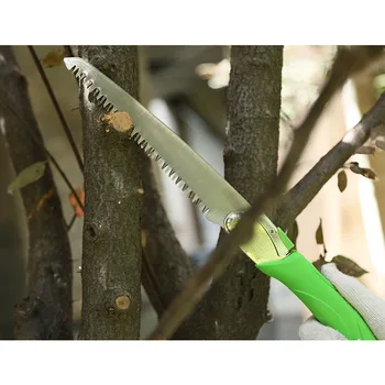 

Folding Hand Saws Rugged Tree Trimming Razor Tooth Pruning Gardening Camping Lightweight Durable LO88