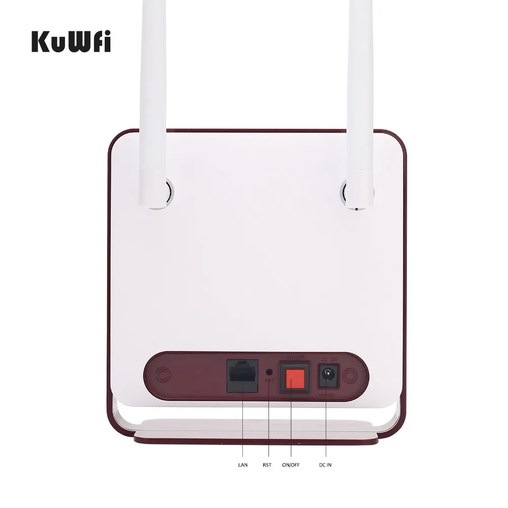 KuWFi 4G беспроводной CPE LTE роутер внешние антенны с sim картой слот Lan порт для Caribbean