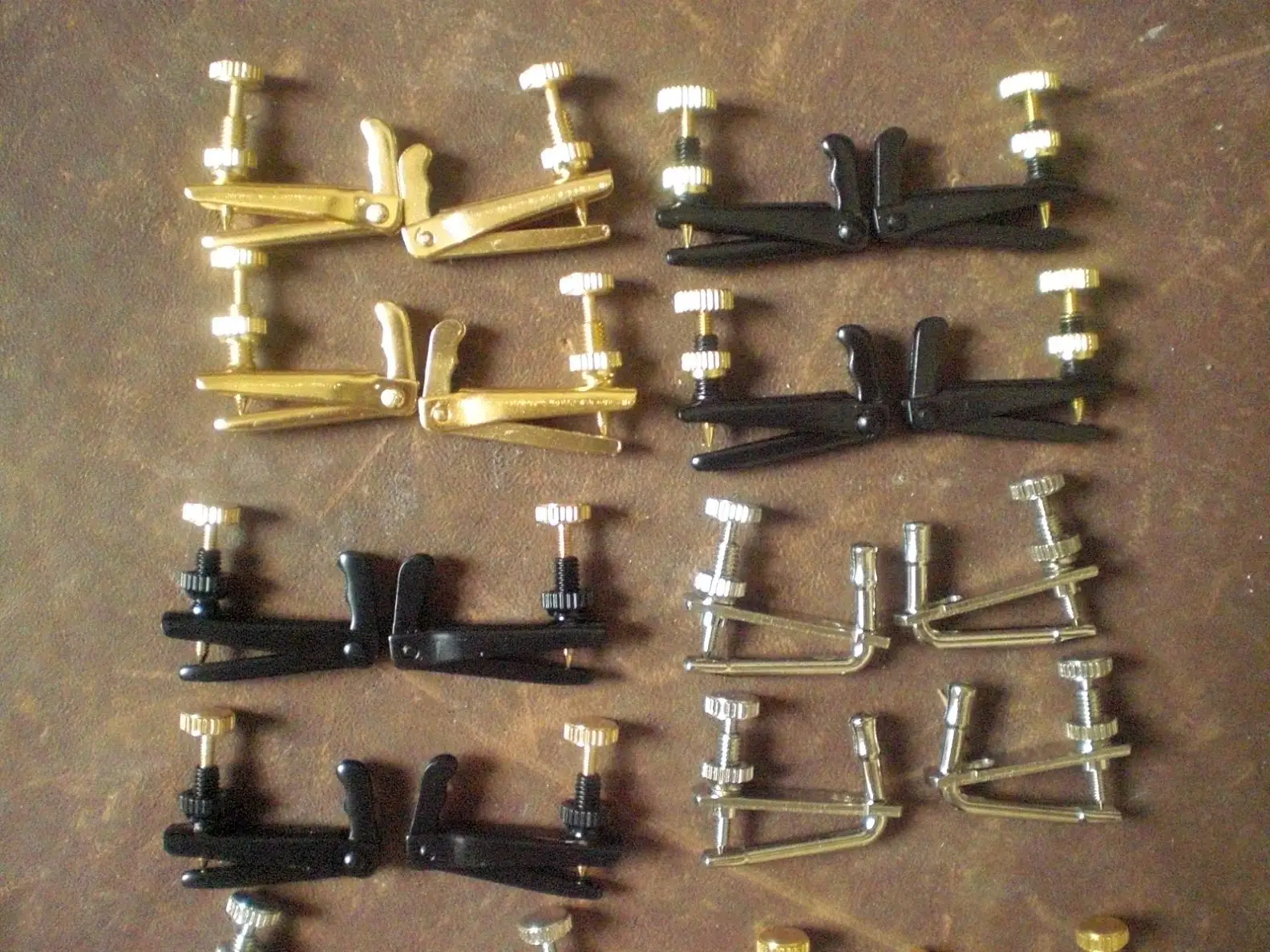 

Violin fine tuners string adjusters fiddle parts from 3/4 to 4/4 size Hill style Violin tuners