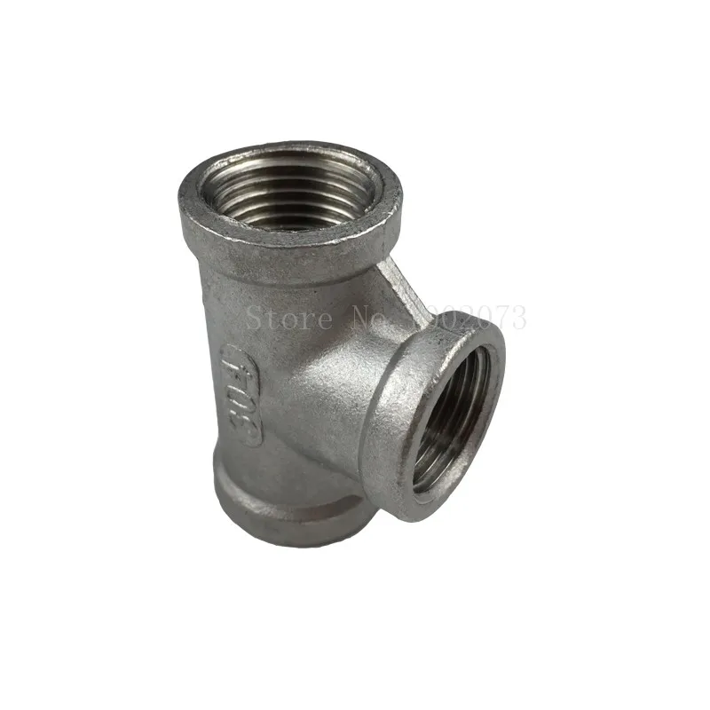12 Female BSP Tee 3 way Threaded Pipe Fittings Stainless Steel 304 , Beer Brewing Hardware, Hombrew Pump fitting (5)