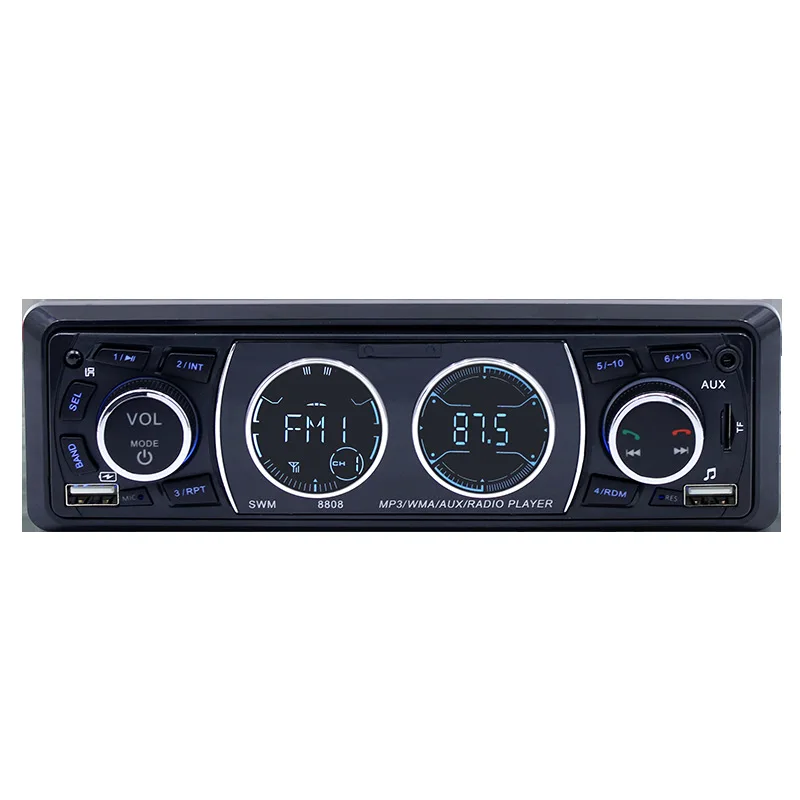 Автомагнитола MP3-плеер с поддержкой USB/TF/AUX/FM-приемника Bluetooth 1 Din беспроводным