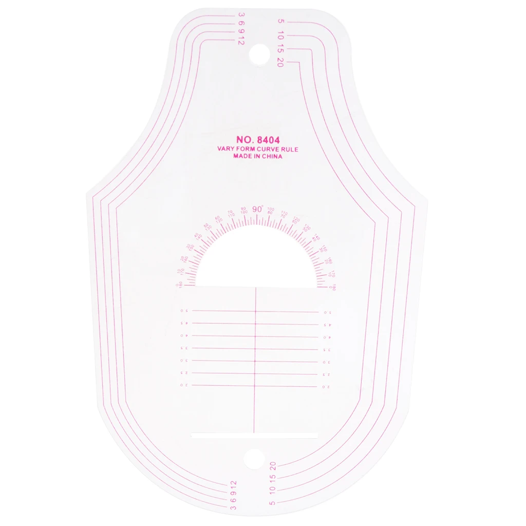 Cutting Craft Scale Ruler Multi Function Ruler French Curve Ruler Patchwork Craft Quilting Ruler DIY Home Sewing Drawing Tools