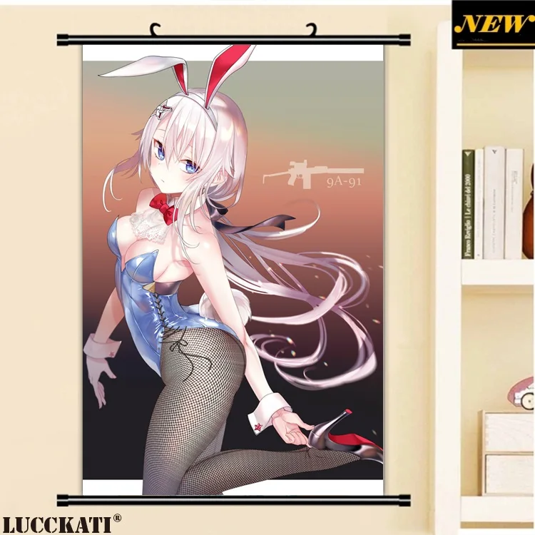 10yande.re 538388 9a-91_(girls_frontline) animal_ears bunny_ears bunny_girl fishnets girls_frontline heels pantyhose pottsness tail_