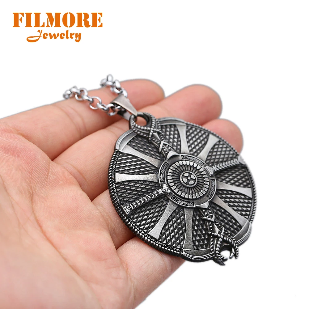 Filmore Бог войны 4 ожерелье Кратоса Хранитель Щит металлический кулон ссылка