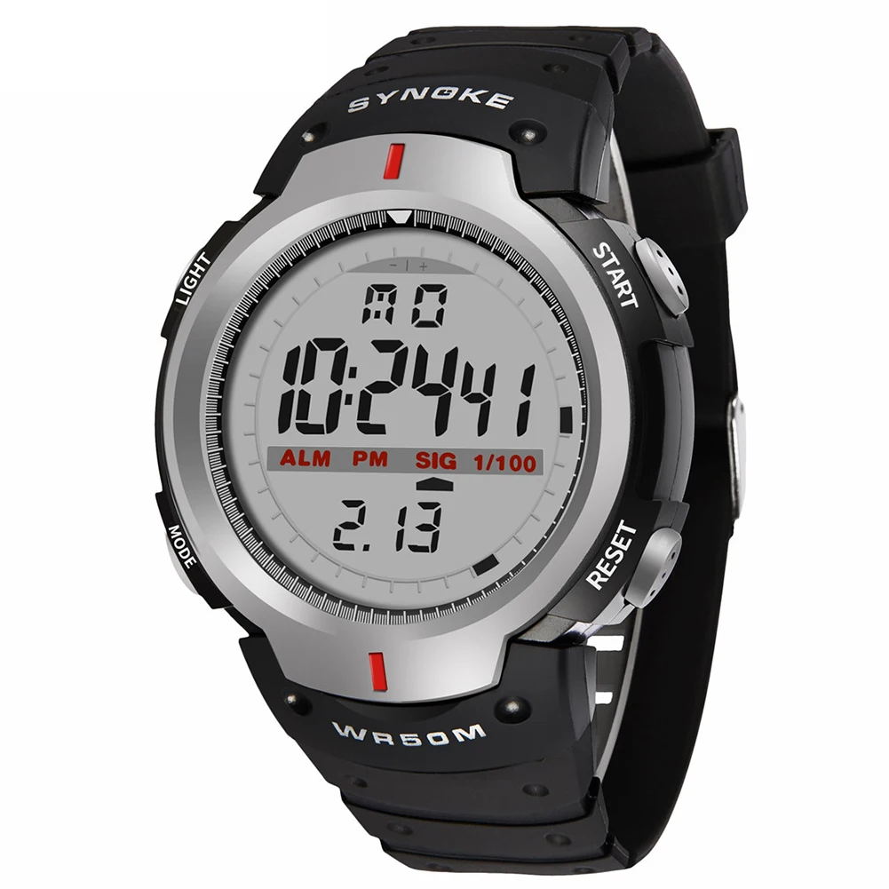 

Men Luminous Display Date Waterproof Outdoor Sport Watch Wristwatch Alarm Digital
