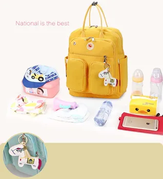 

2018 New Hot Fashion Mummy Maternity Nappy Bag Brand Nursing Bag For Baby Care Large Capacity Baby Bag Travel Backpack