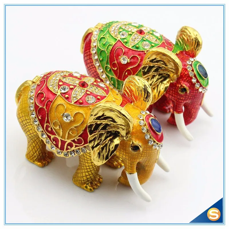 Elephant Shape Trinket Box (8)