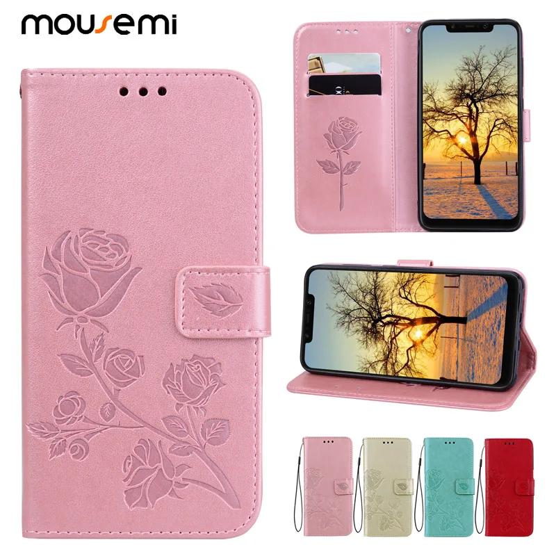 Чехол mousmi A1 для Xiaomi 5X Redmi 6A 6 Pro S2 флип-бумажник девочек чехол телефона MI Pocophone F1