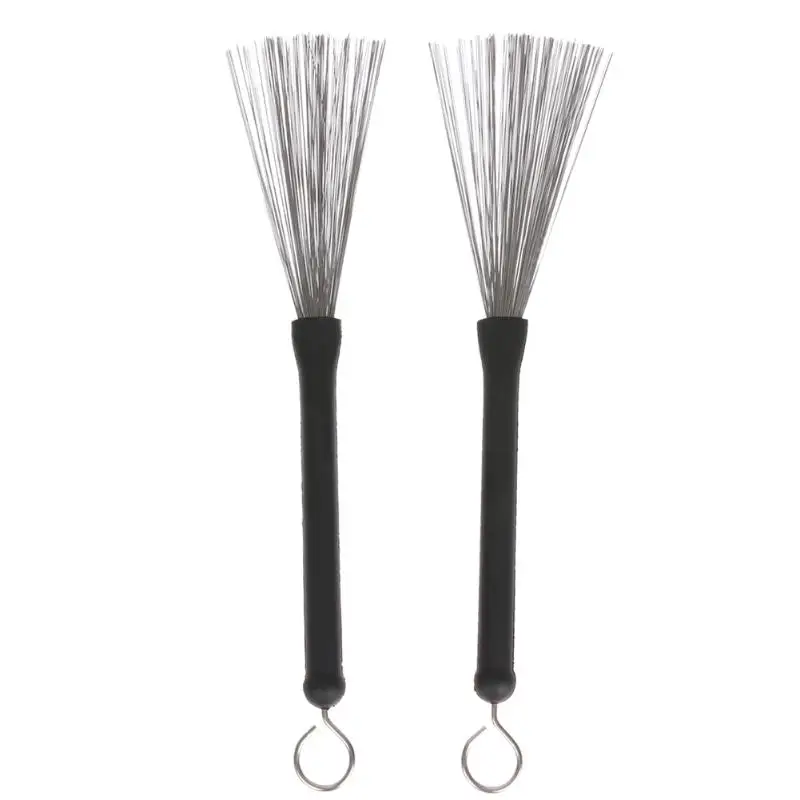 

1 Pair Drum Brushes Jazz Drum Sticks Jazz Drum Brush Professional Drumsticks with Handle Drum Accessories