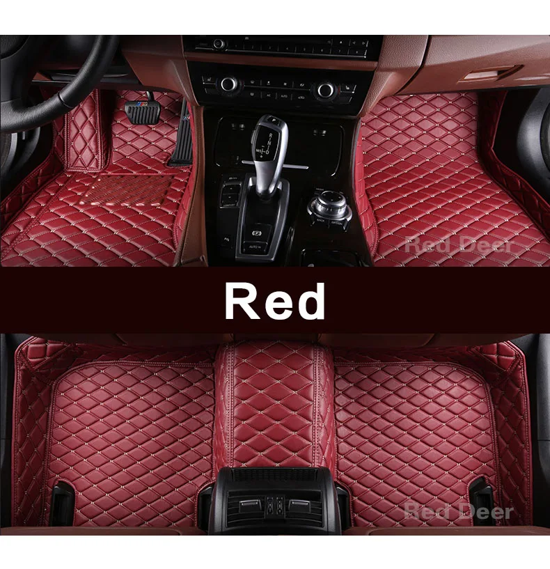 For Toyota Prius 2011 14 Black Leather Car Cargo Rear Trunk Mat